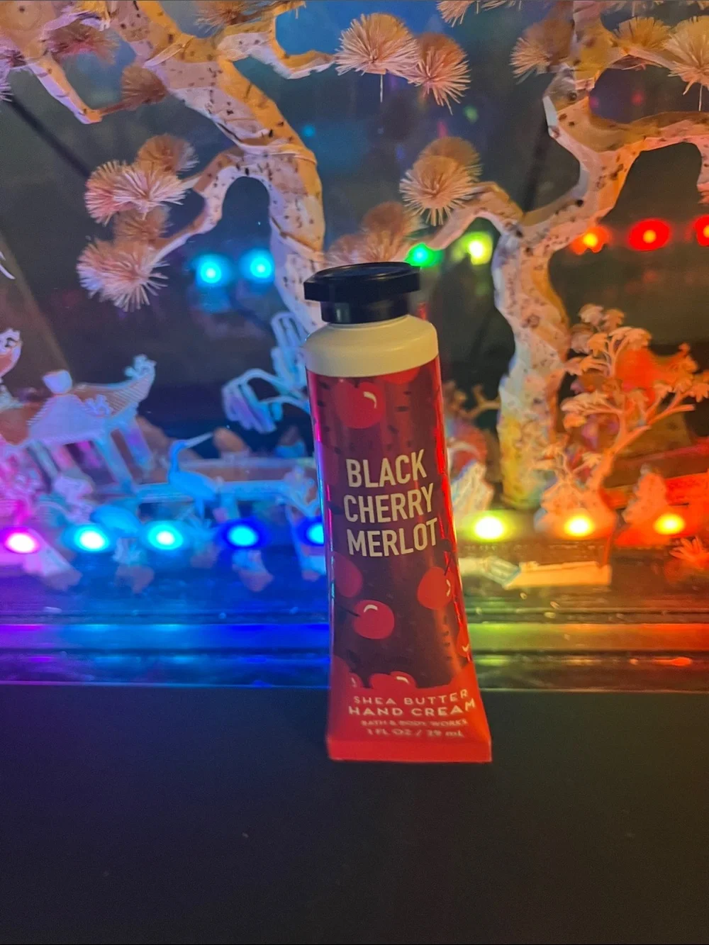 Bath & Body Works Black Cherry Merlot Hand Cream - Red Packaging